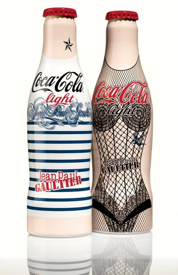 Jean-Paul Gaultier designs diet coke bottles